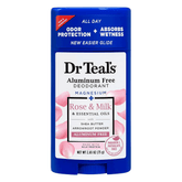 Dr Teal's Deodorant Magnesium Rose & Milk & Essential Oils with Shea Butter Arrowroot Powder 75g – Natural Freshness